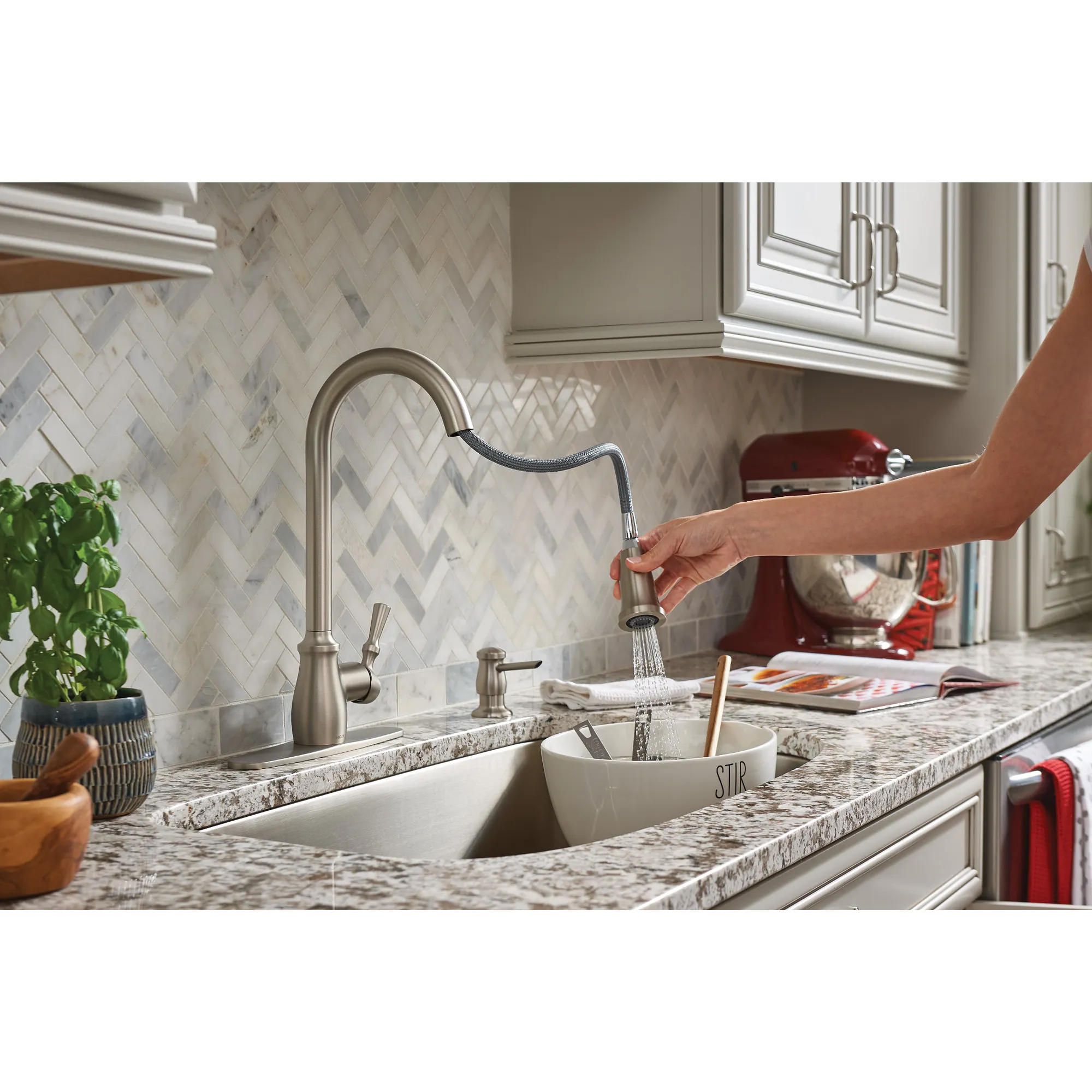 Fieldstone One-Handle High Arc Kitchen Faucet - Image 7