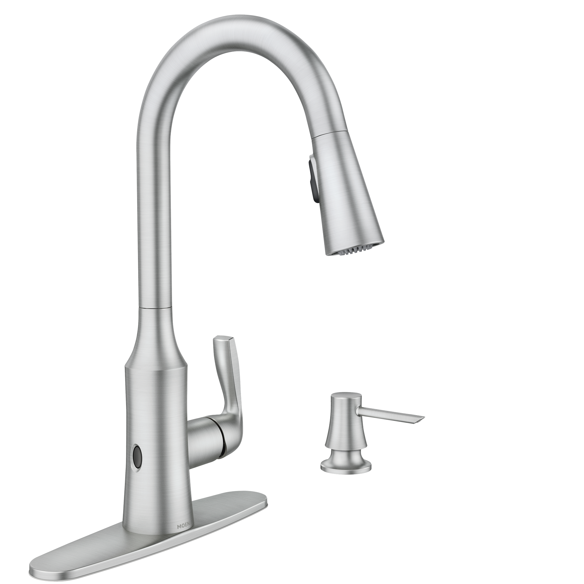 Cadia One-Handle High Arc Pulldown Kitchen Faucet