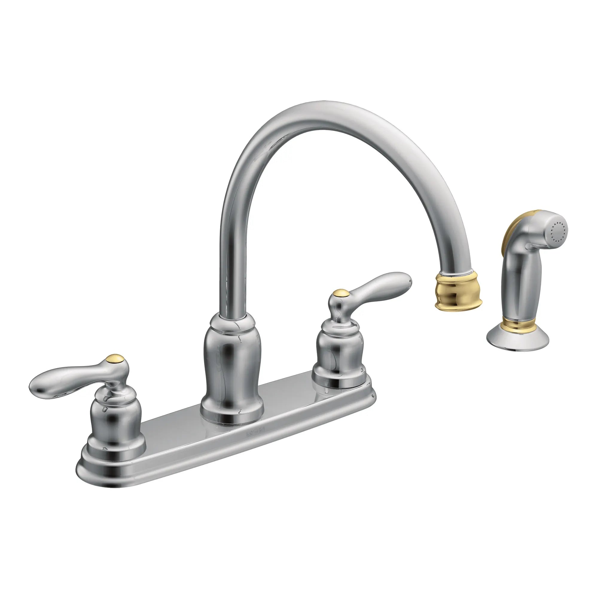 Caldwell Two-Handle High Arc Kitchen Faucet - Image 6