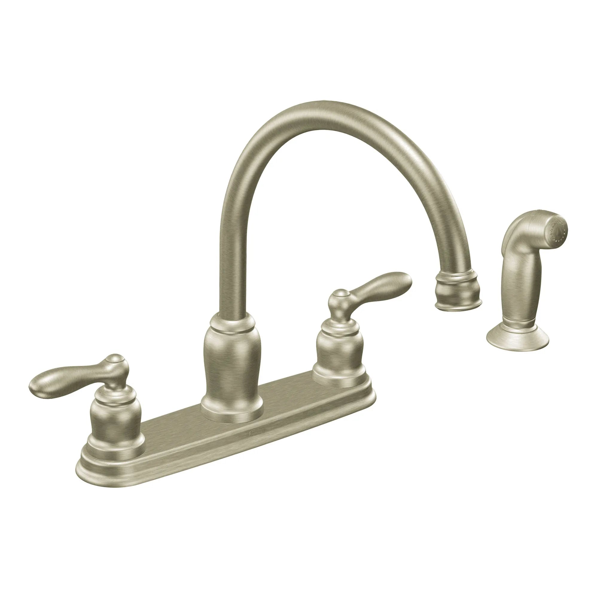Caldwell Two-Handle High Arc Kitchen Faucet - Image 4