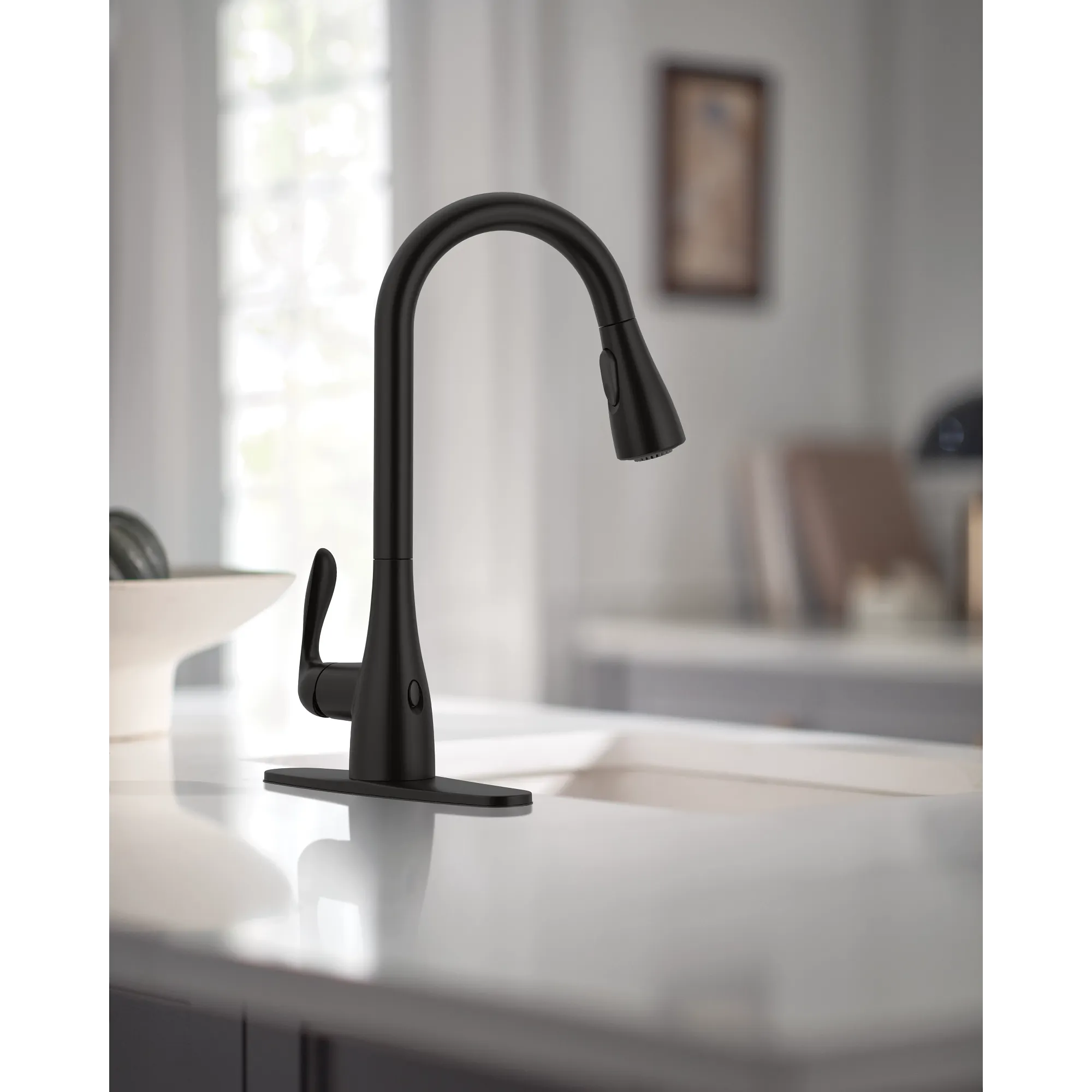 Georgene One-Handle High Arc Pulldown Kitchen Faucet - Image 7
