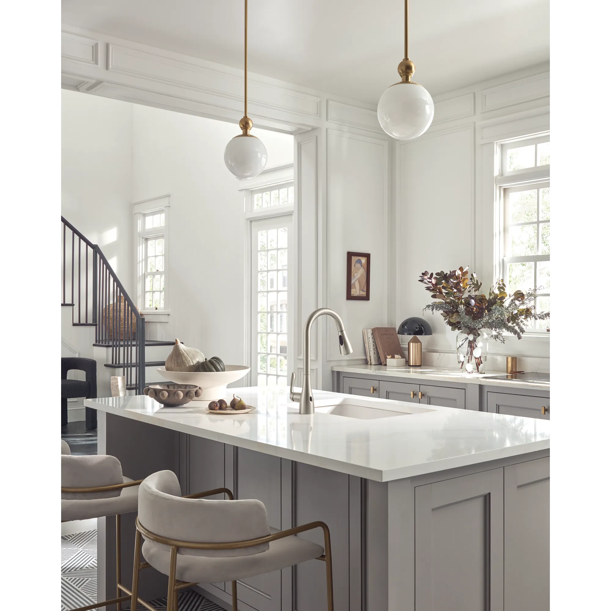 Georgene One-Handle High Arc Pulldown Kitchen Faucet - Image 15