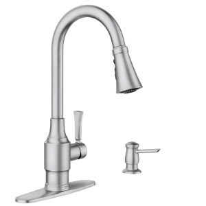 Swinden One-handle High Arc Pulldown Kitchen Faucet