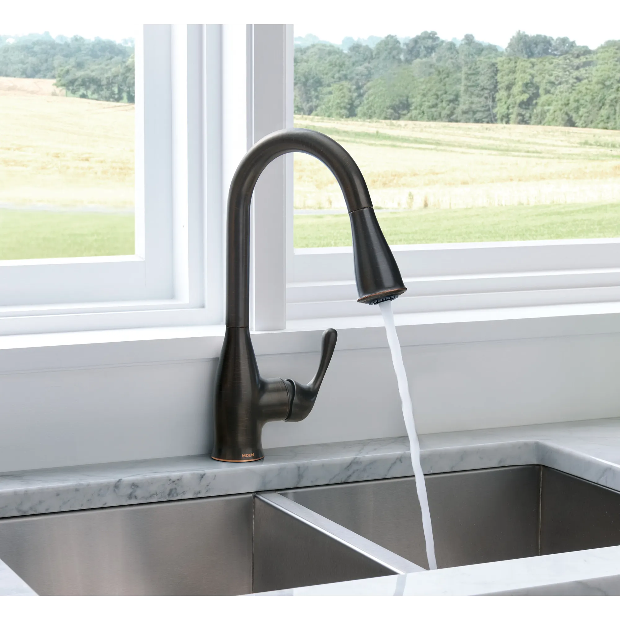 Kaden One-Handle Pulldown Kitchen Faucet - Image 15
