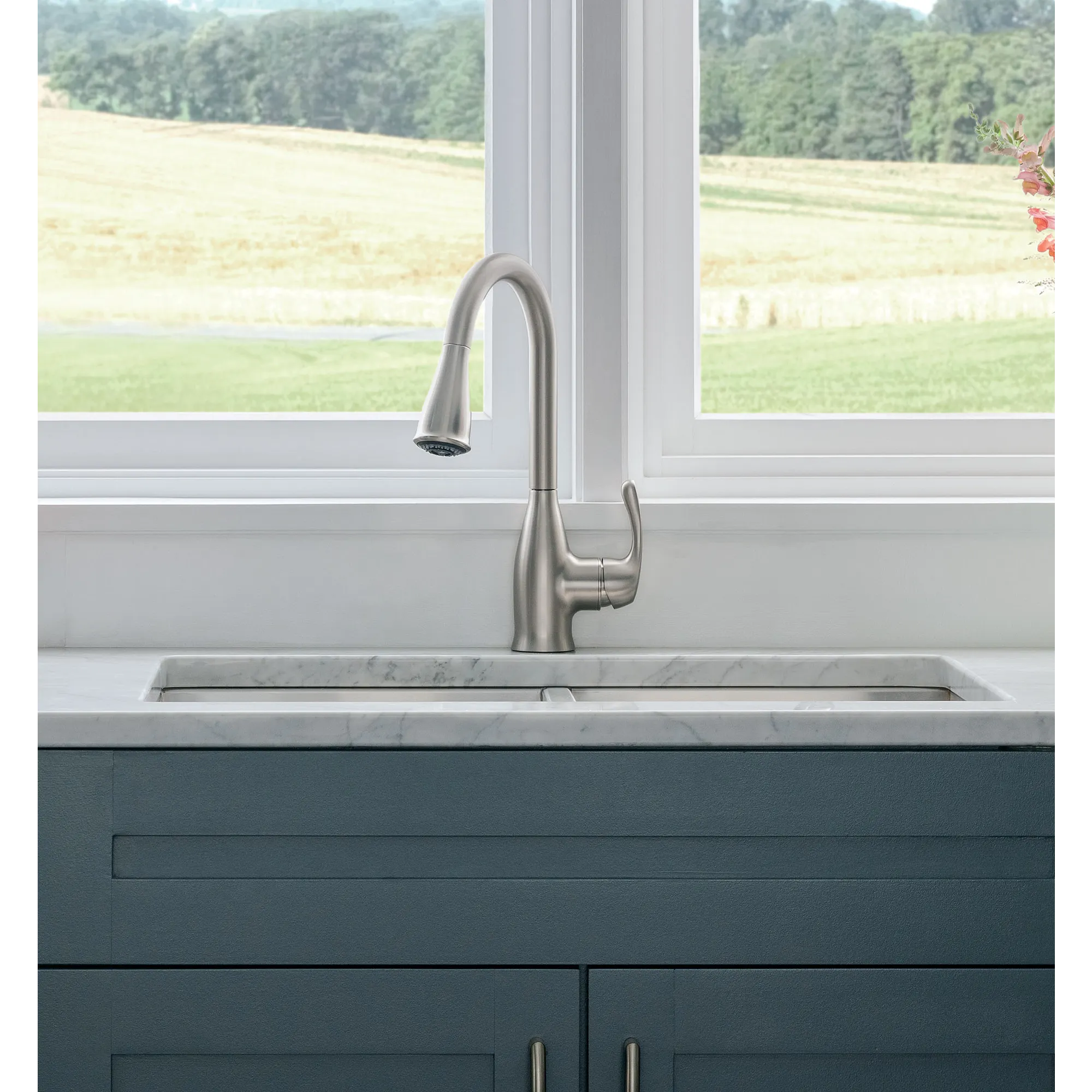 Kaden One-Handle Pulldown Kitchen Faucet - Image 22