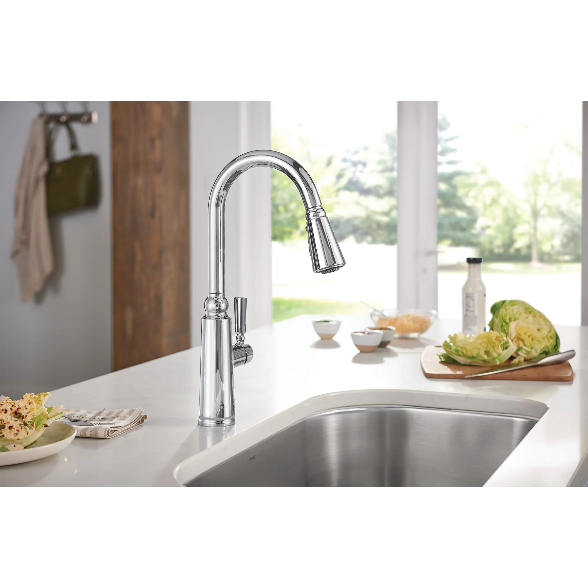 Coretta One-Handle Pulldown Kitchen Faucet - Image 5