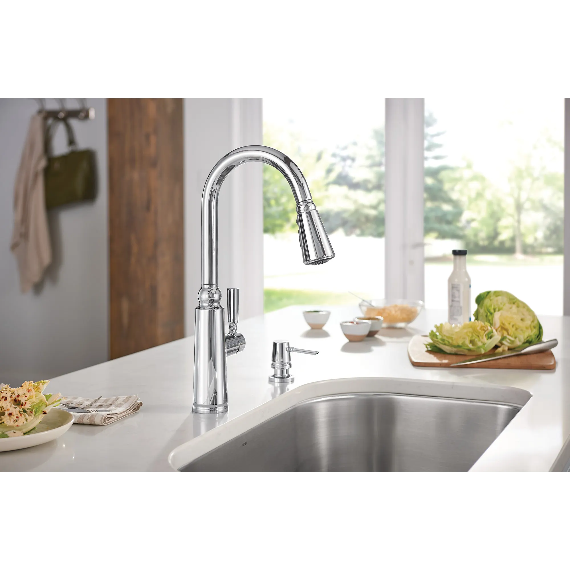 Coretta One-Handle Pulldown Kitchen Faucet - Image 2
