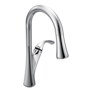 Notch One-Handle High Arc Pulldown Kitchen Faucet
