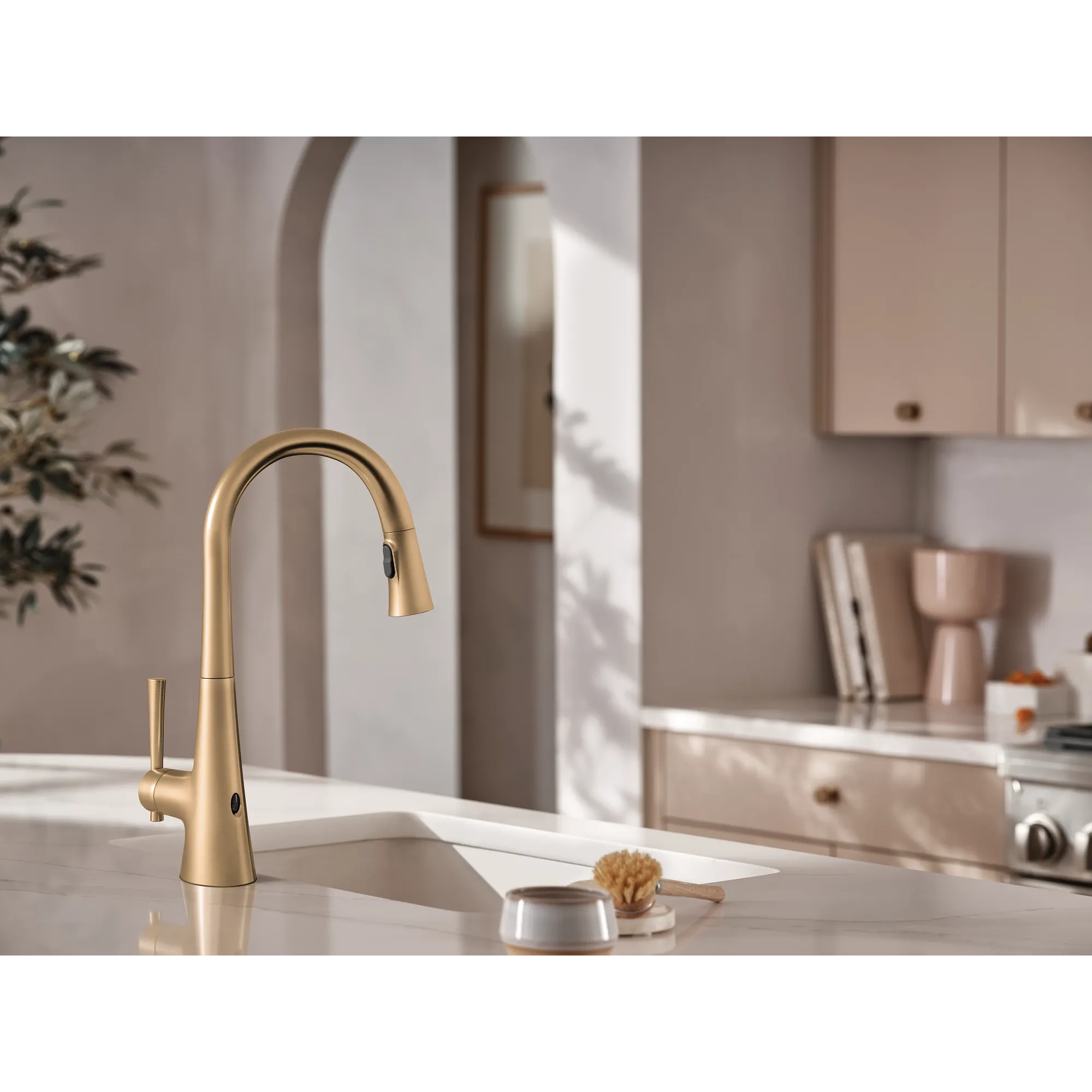 Kurv MotionSense Wave One-Handle High Arc Single Sensor Pulldown Kitchen Faucet - Image 15