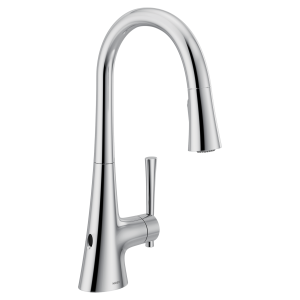 Kurv MotionSense Wave One-Handle High Arc Single Sensor Pulldown Kitchen Faucet