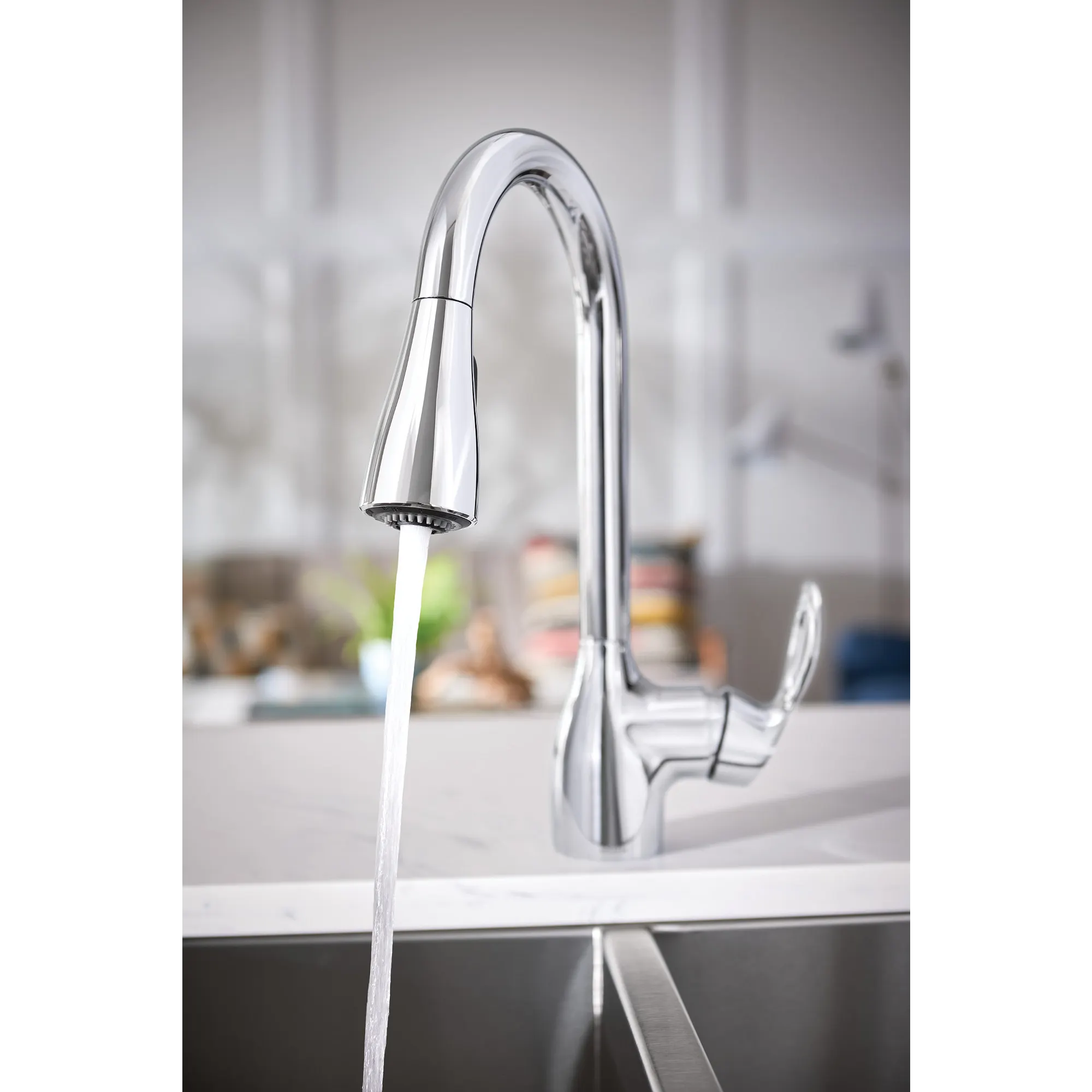 Kleo One-Handle High Arc Pulldown Kitchen Faucet - Image 9