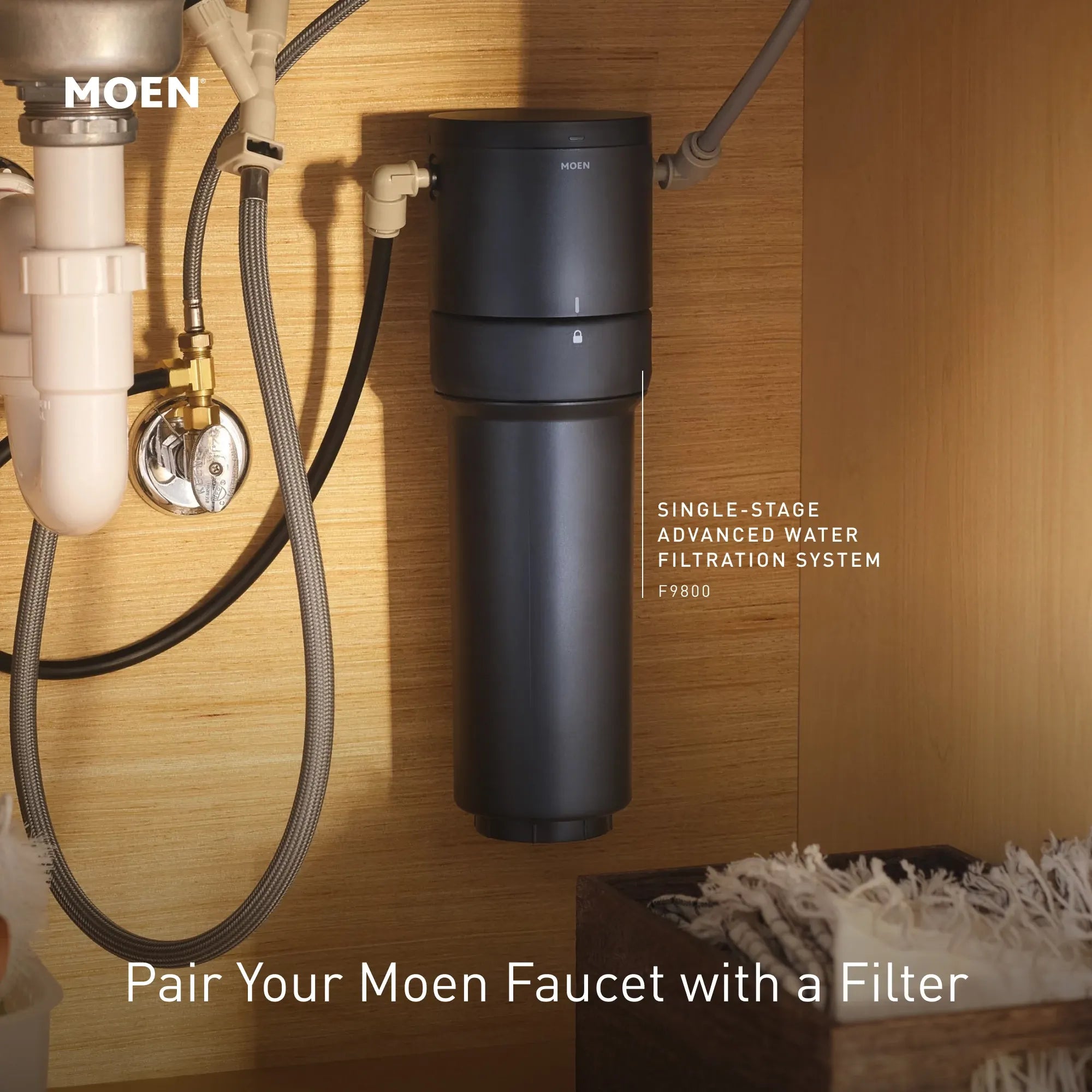Moen One-Handle High Arc Single Mount Beverage Faucet - Image 16