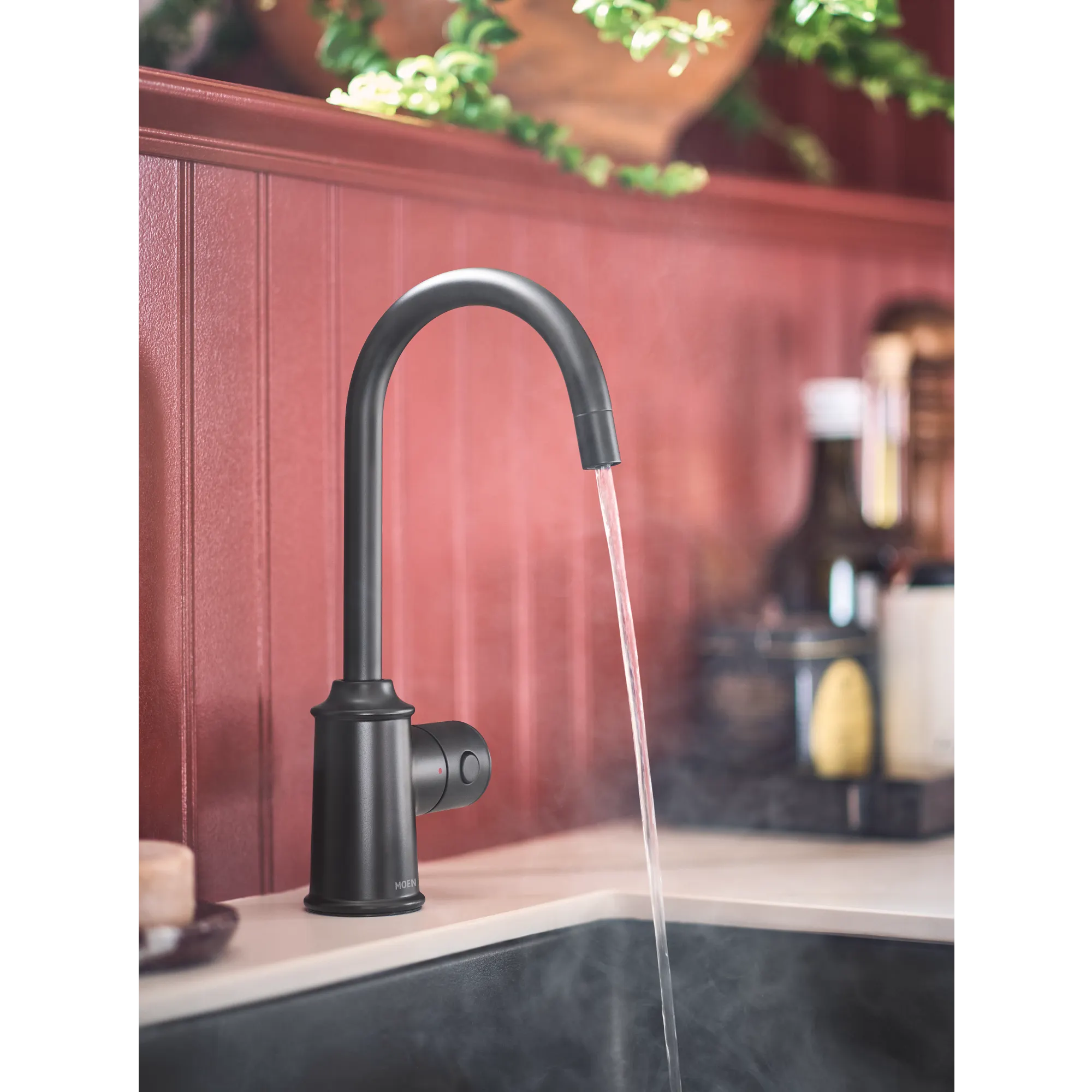 Moen Sip Traditional One-Handle High Arc Undermount Beverage Faucet - Image 12