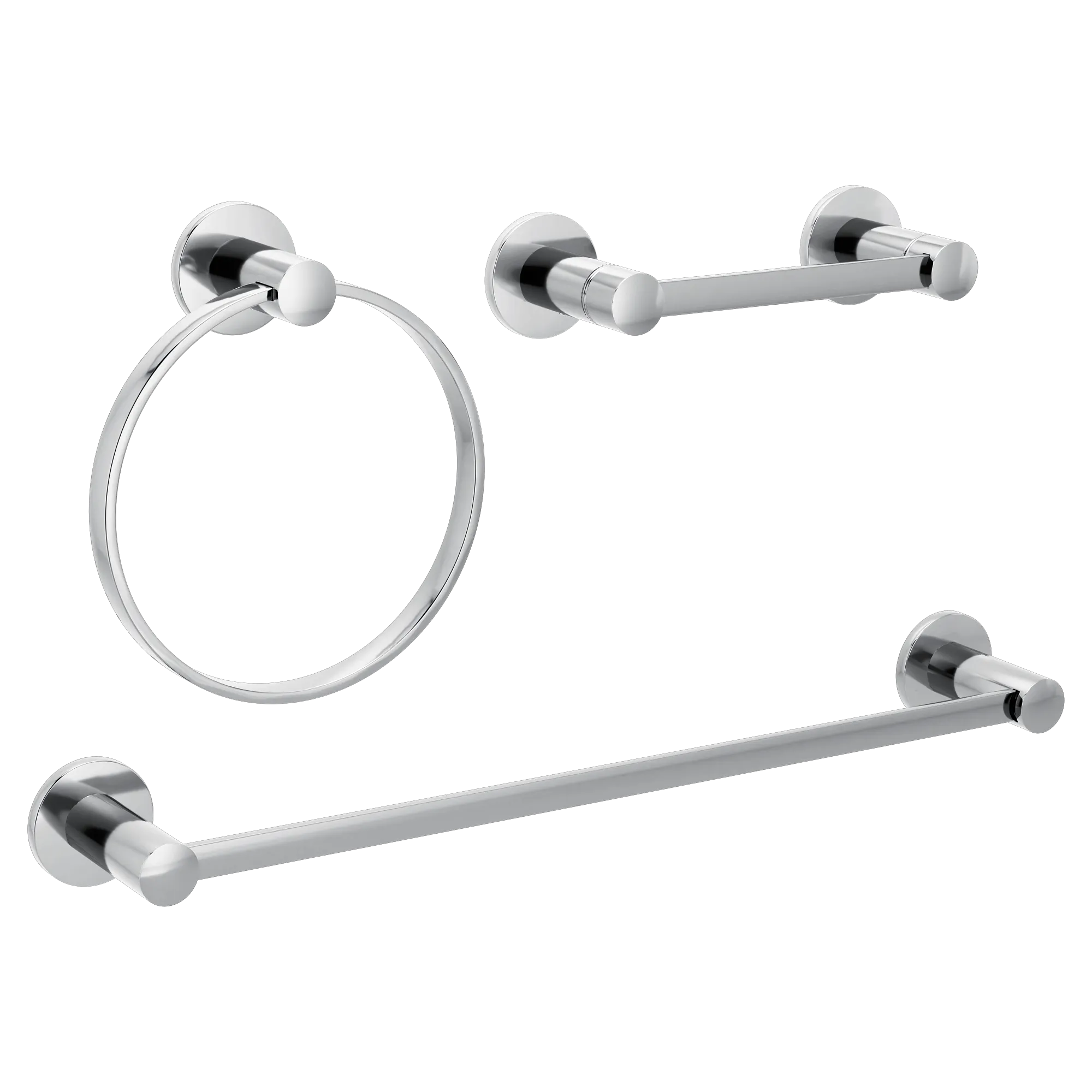 Avri Pivoting Paper Holder Towel Bar Towel Ring - Image 2