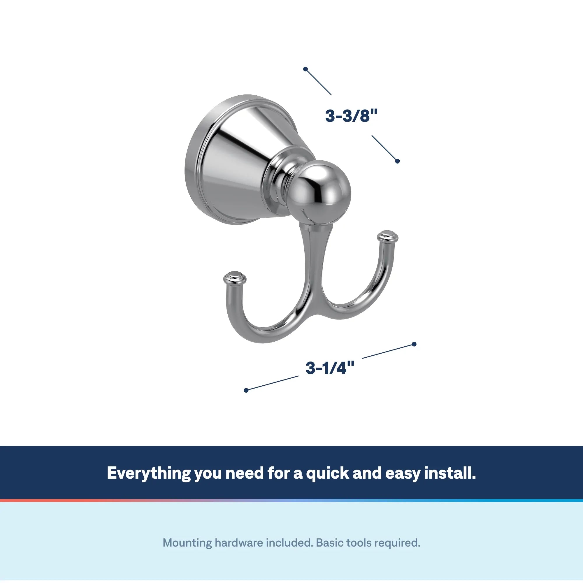 Caldwell Double Robe Hook - Image 6