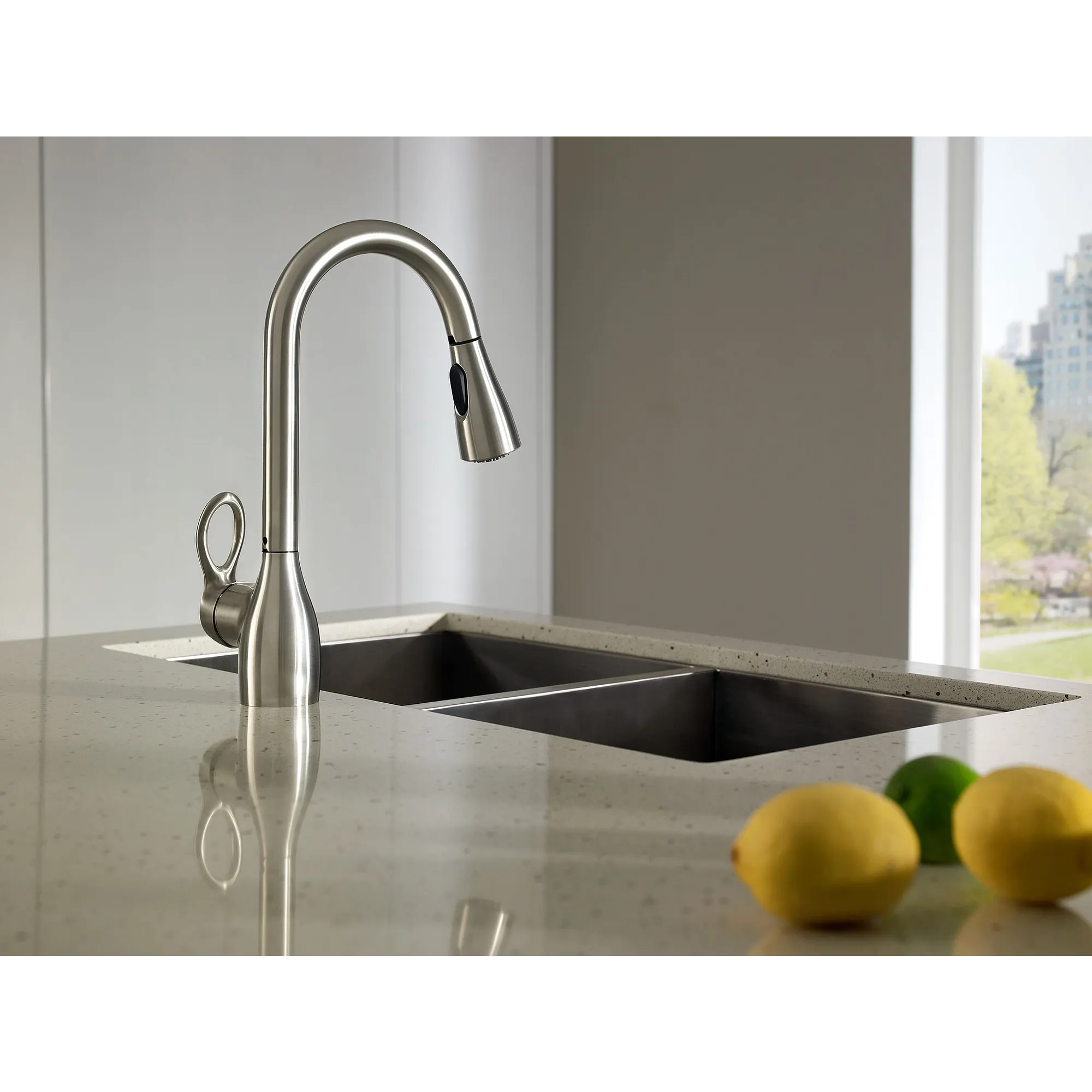 Kleo One-Handle High Arc Pulldown Kitchen Faucet - Image 3