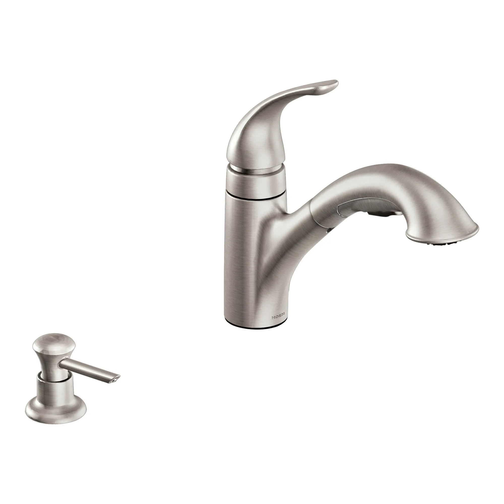 Caprillo One-Handle Low Arc Pullout Kitchen Faucet - Image 5