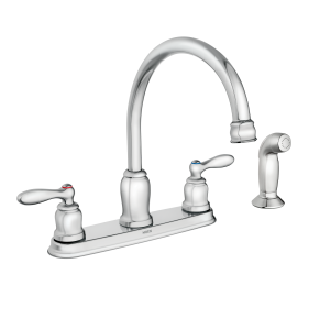Caldwell Two-Handle High Arc Kitchen Faucet