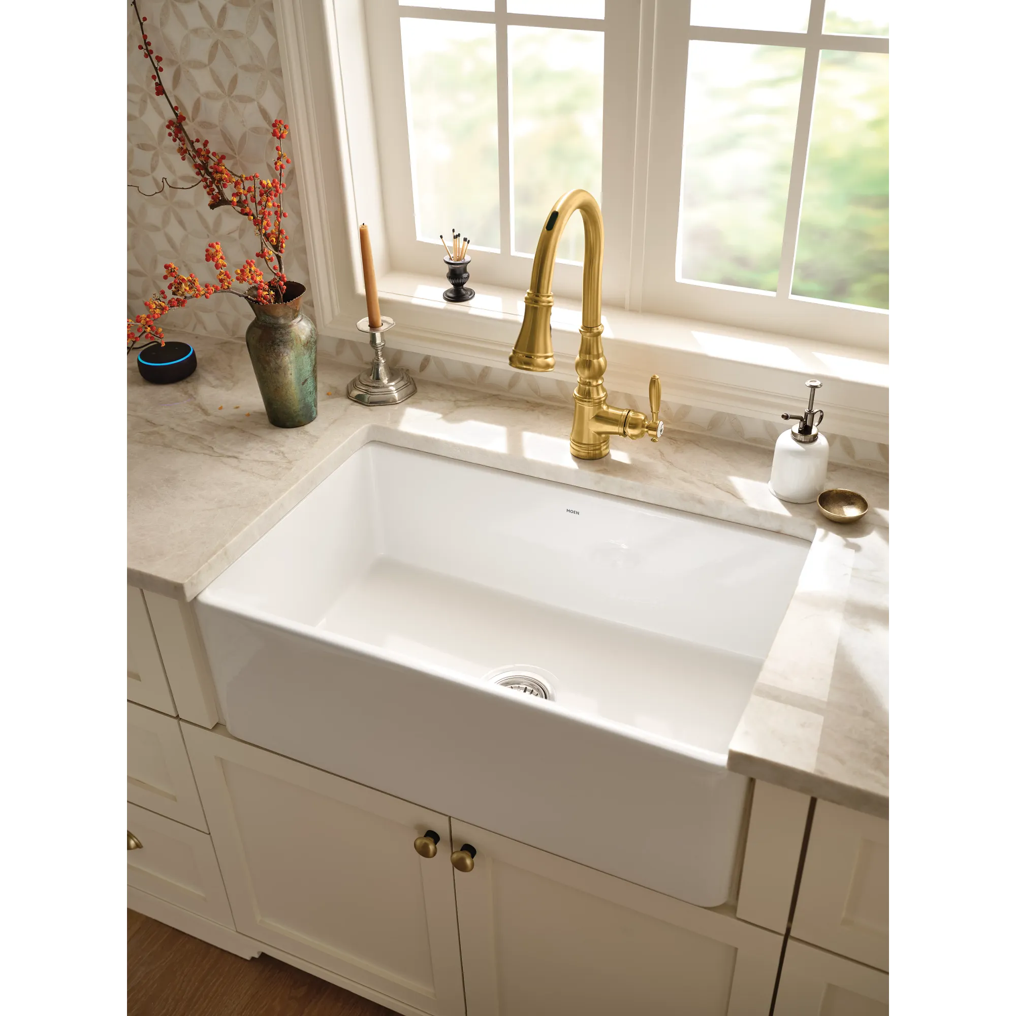 Host 30 Fireclay Undermount Apron Front Single Bowl Sink - Image 3