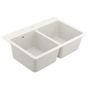 Host 33 Granite Dual Mount Double Bowl Sink