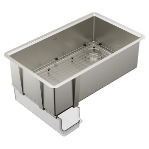 Luxe Chef 33 Workstation System Steel Undermount Single Bowl Sink