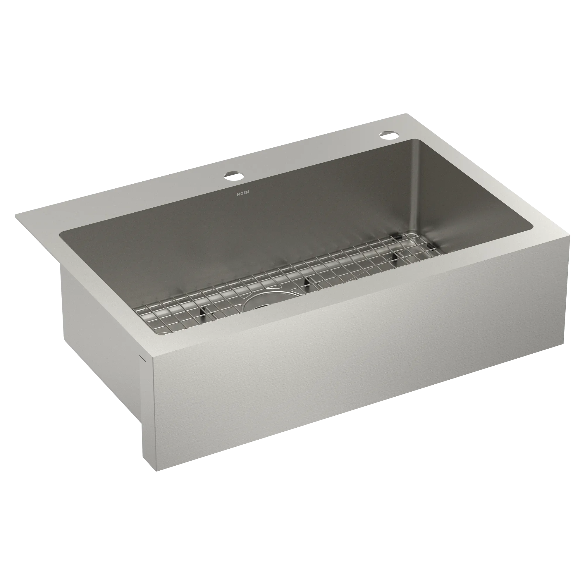 Prep 33 Steel Dual Mount Apron Front Single Bowl Sink - Image 4