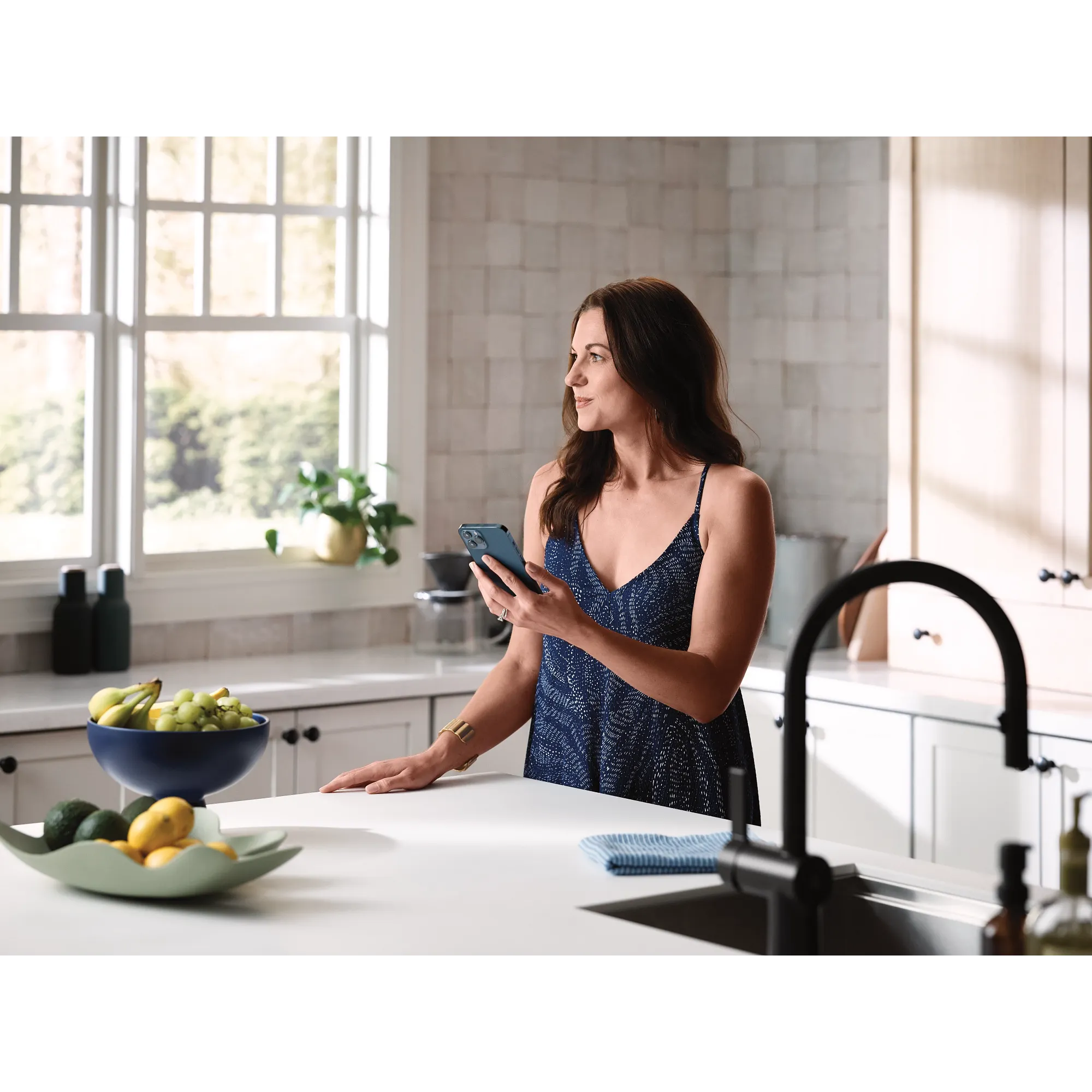 Cia Smart Faucet Voice Control One-Handle High Arc Pulldown Kitchen Faucet - Image 16