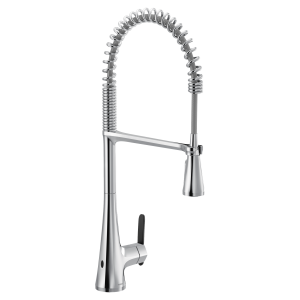Sinema MotionSense Wave Single Sensor One-Handle High Arc Pre-Rinse Spring Pulldown Kitchen Faucet