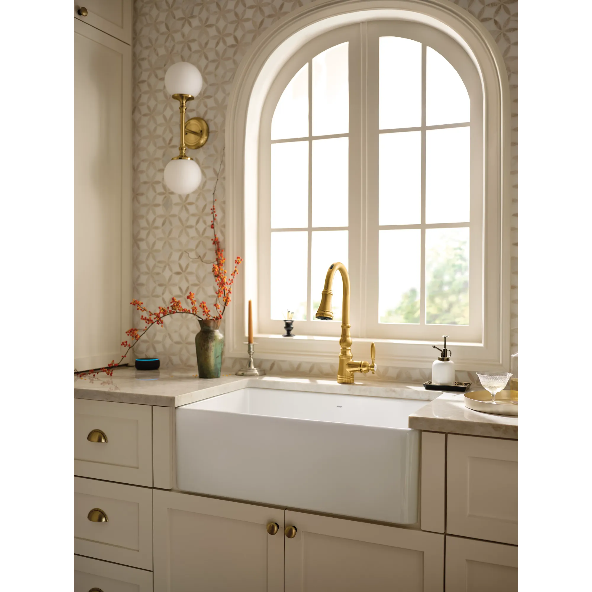Weymouth Motion Control Smart Kitchen Faucet In - One Handle High Arc Pulldown - Image 24