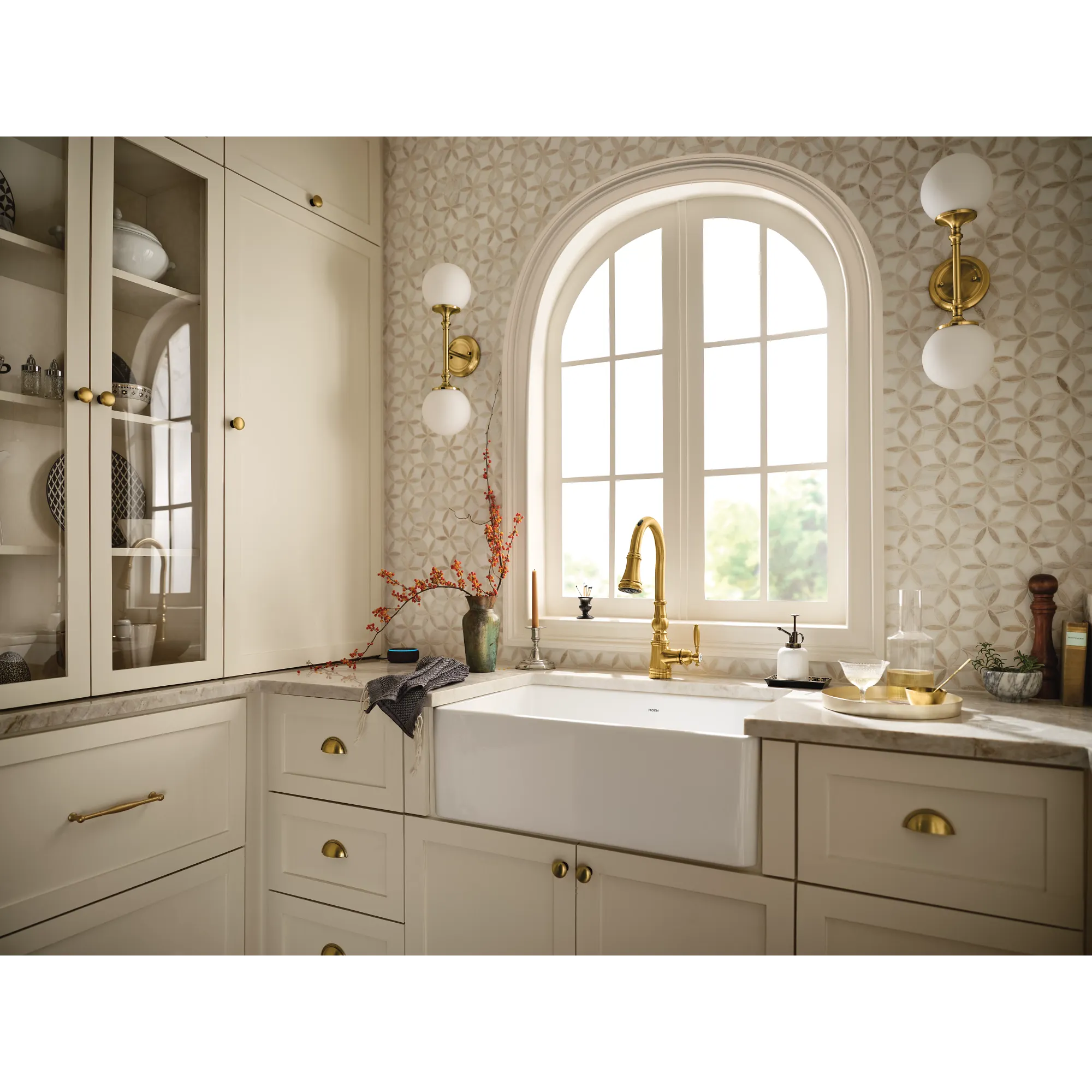 Weymouth Motion Control Smart Kitchen Faucet In - One Handle High Arc Pulldown - Image 21
