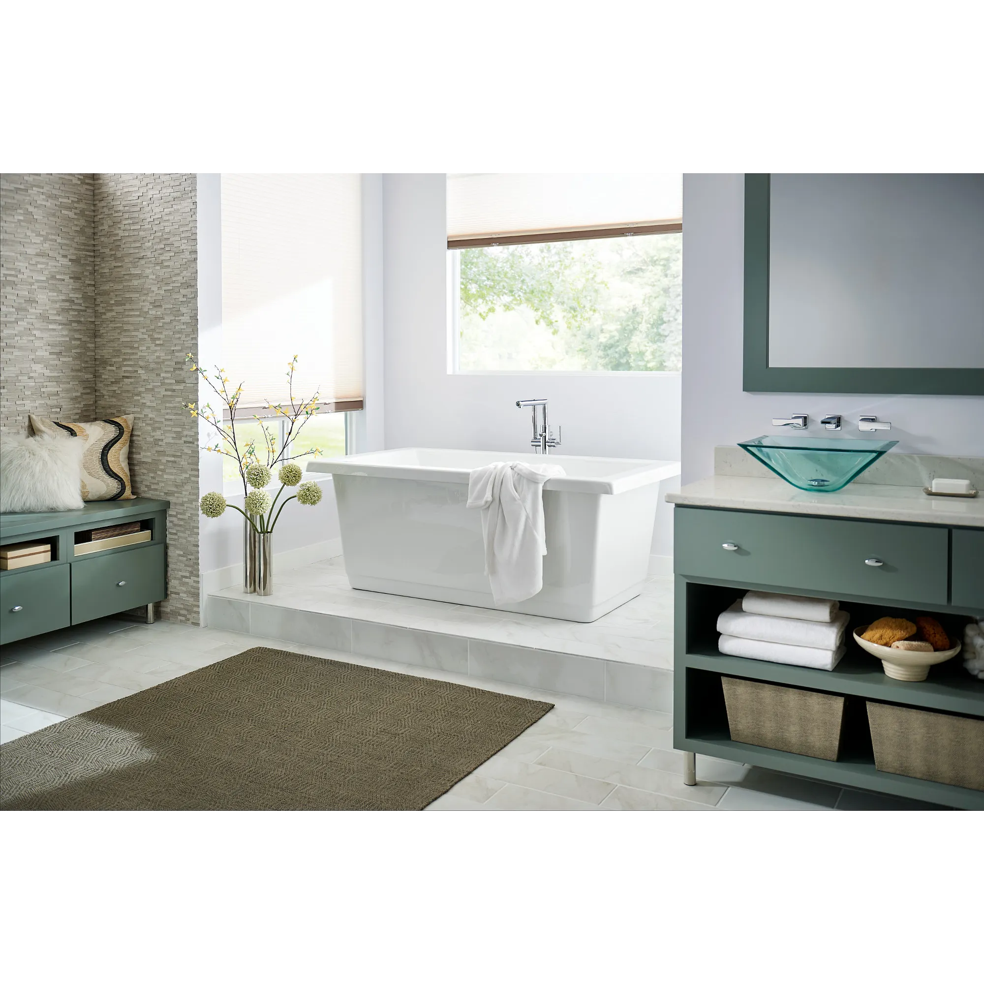 Arris One-Handle Tub Filler Including Handheld Shower - Image 6