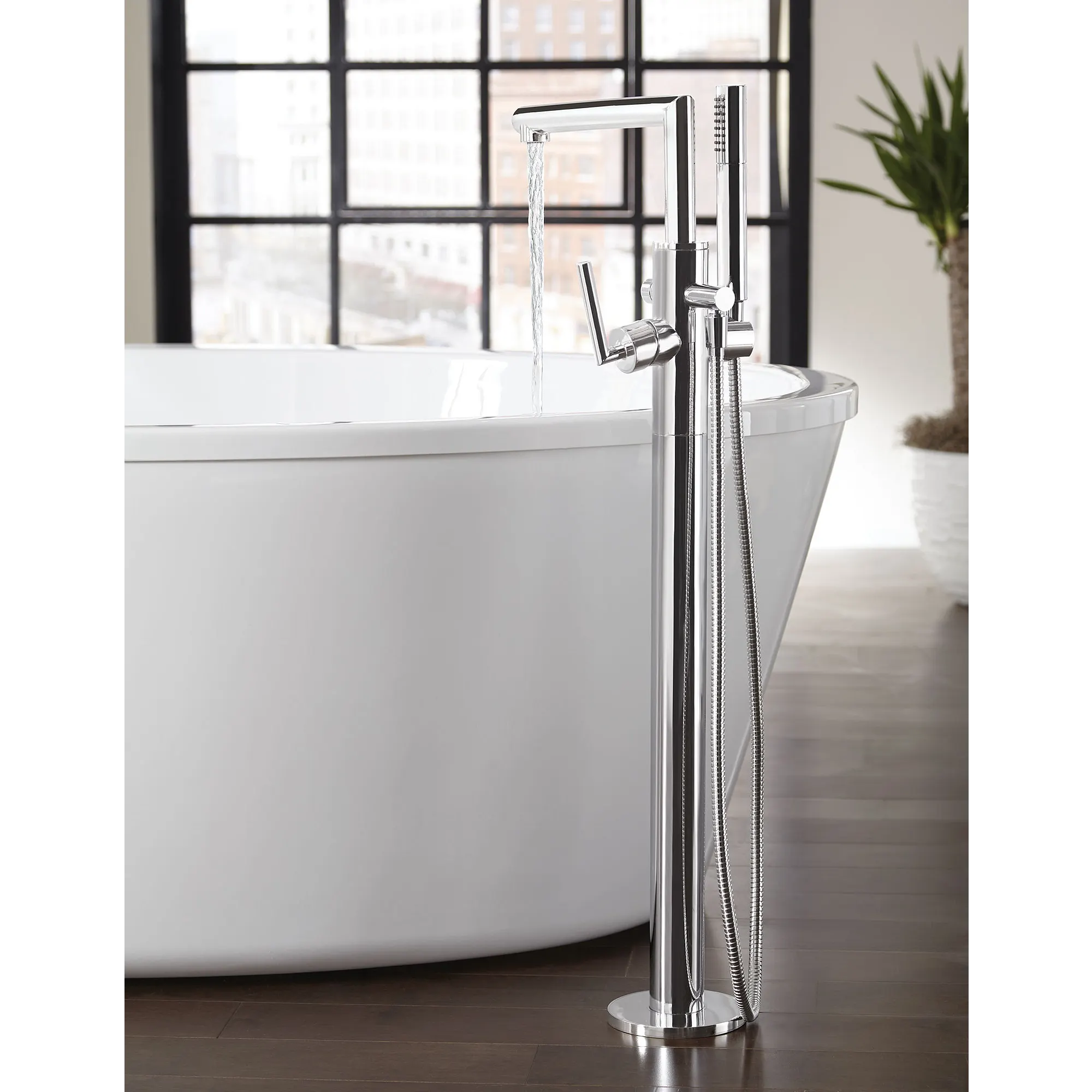 Arris One-Handle Tub Filler Including Handheld Shower - Image 5