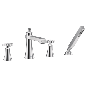Flara Two-Handle High Arc Roman Tub Faucet