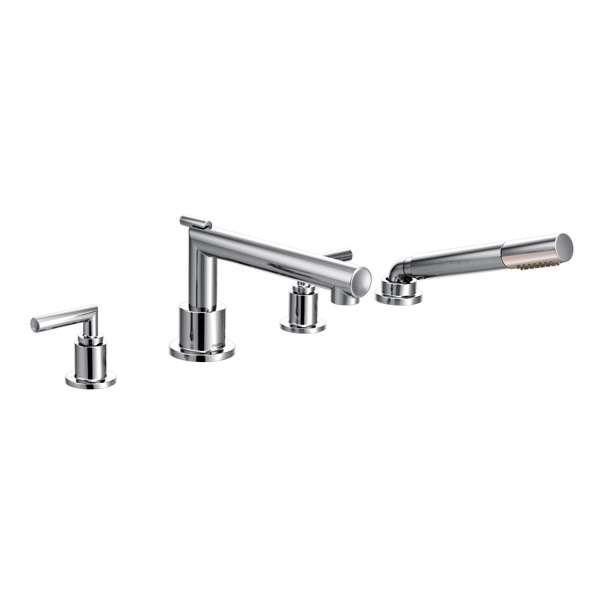Arris Two-Handle Diverter Roman Tub Faucet Including Handheld Shower