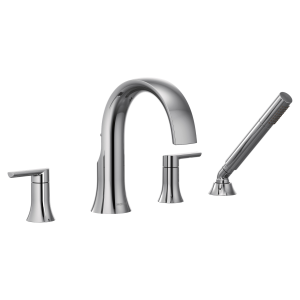 Doux Two-Handle Non-Diverter Roman Tub Faucet