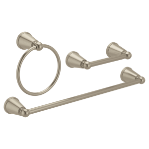Caldwell 18 Towel Bar Towel Ring Pivoting Paper Holder
