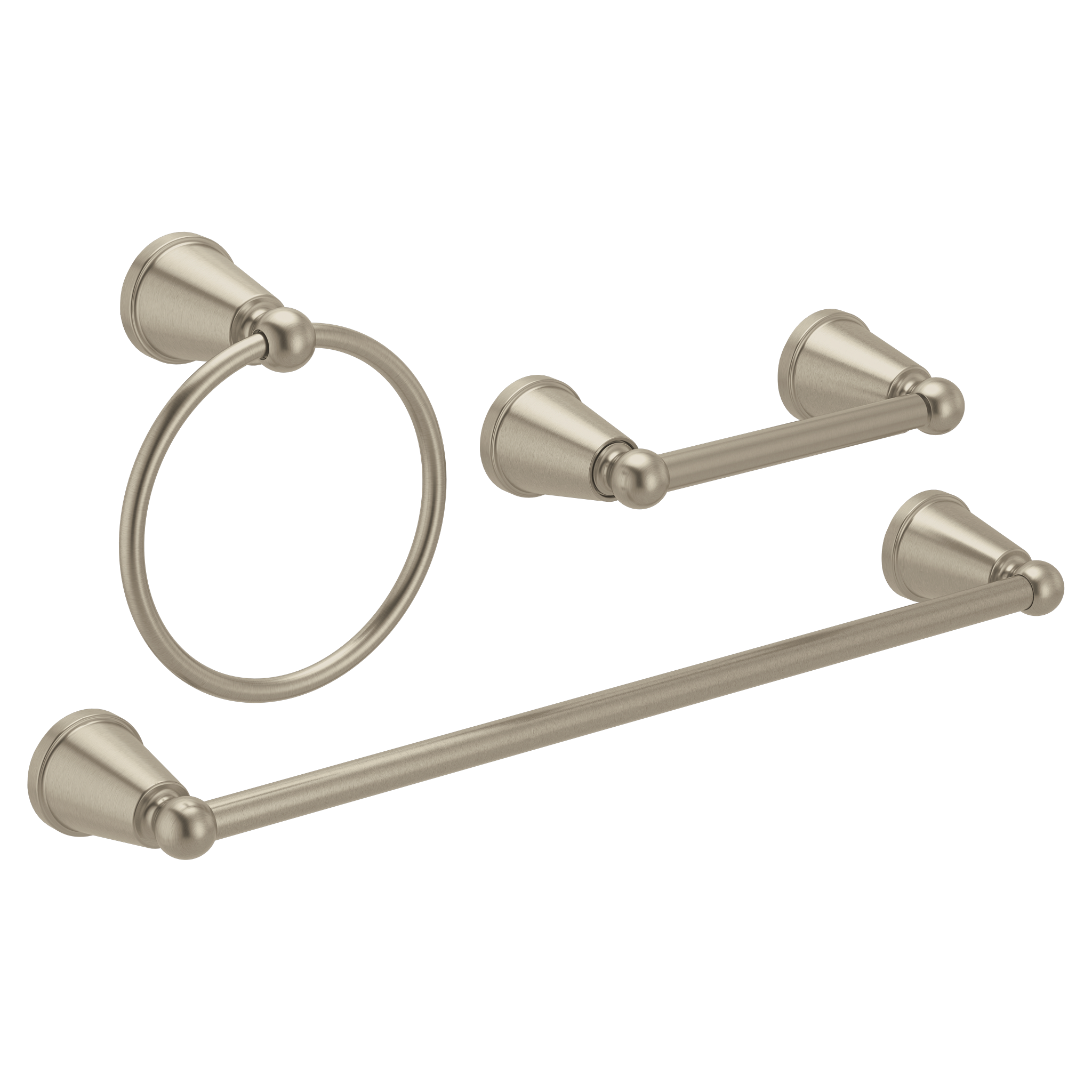 Caldwell 18 Towel Bar Towel Ring Pivoting Paper Holder